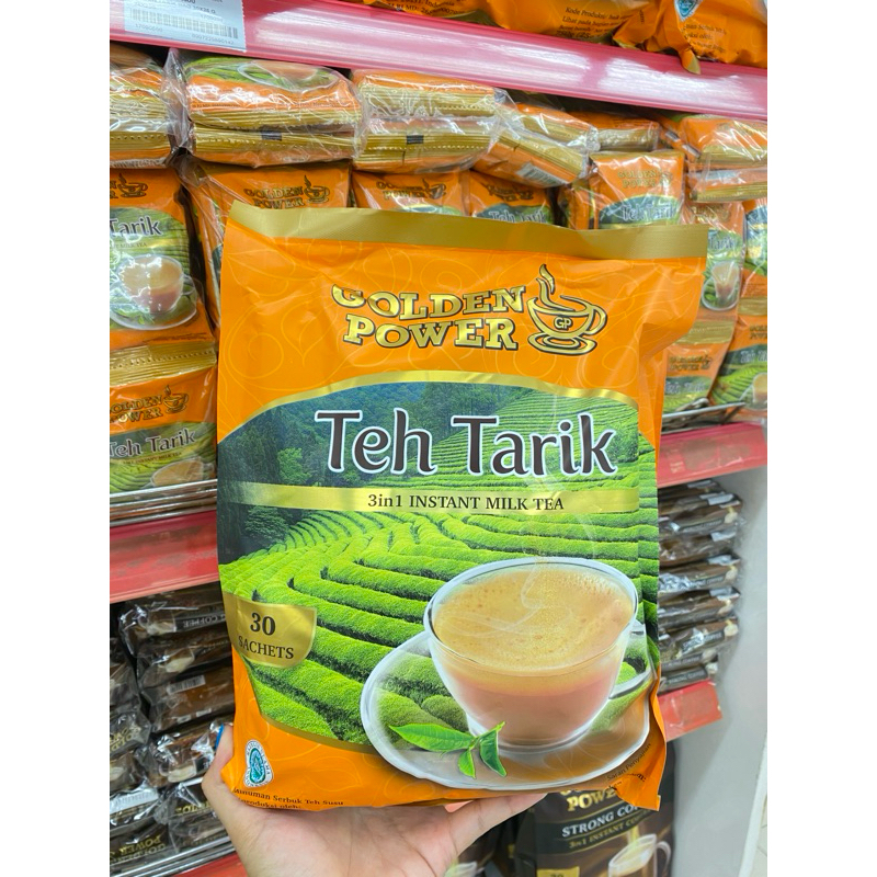 

Golden Power Teh Tarik 3in1 Instan Milk Tea 30 Sachet