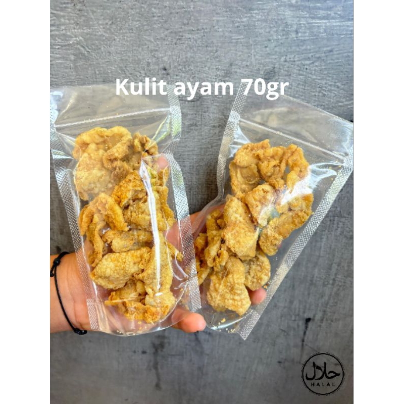 

Kulit ayam krispy original 70gr