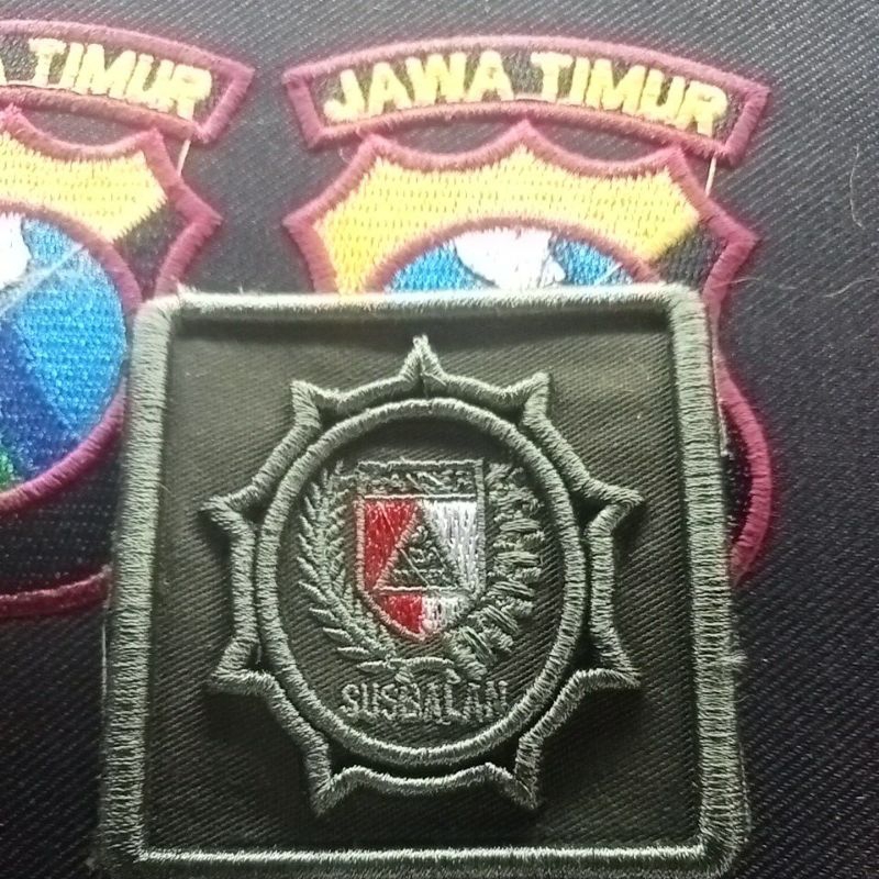 BORDIR SUSBALAN BANSER HIJAU ARMY TERBARU 3D TIMBUL