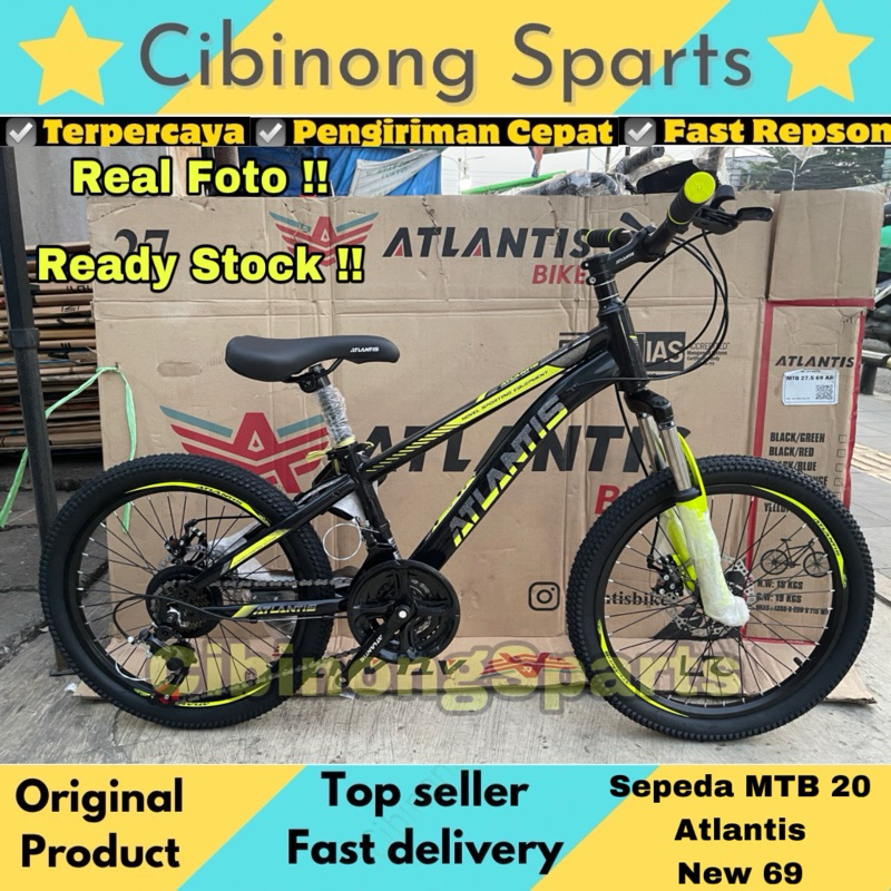 Sepeda Gunung MTB 20 Fastron / Atlantis 7Speed Cakram New Product