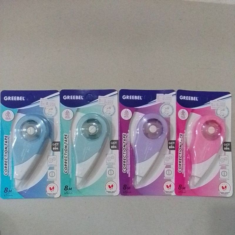 

(1 PCS) TIP X KERTAS GREEBEL GCT-804 8MX5MM