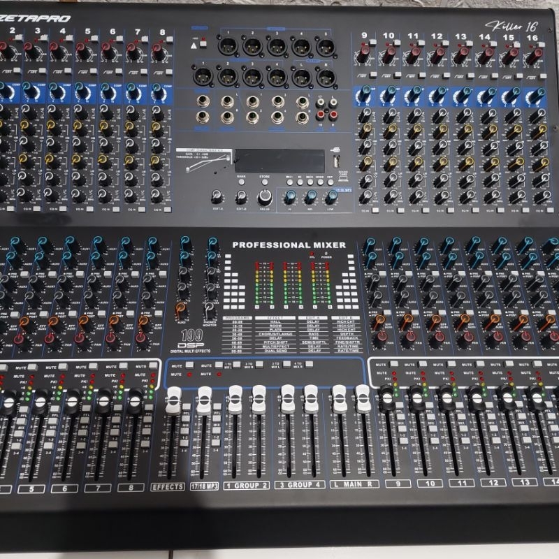 zetapro killer 16 channel mixer audio 16 chanel mixer 16 channel