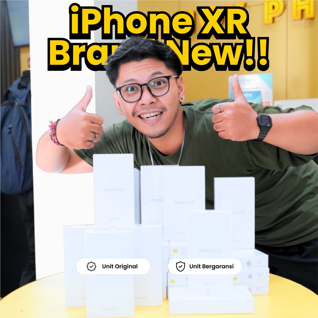Apple iPhone XR CPO New 64GB Garansi Resmi