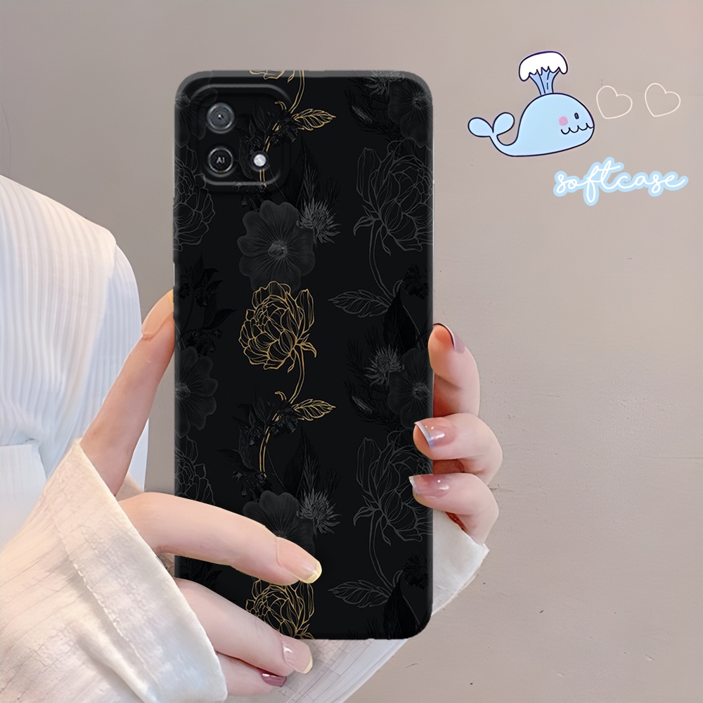 Softcase OPPO A16E - OPPO A16K Case Motif Kartun Silikon Softcase Pro Kamera