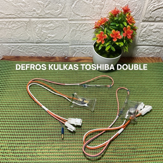 DEFROS BIMETAL TOSHIBA + FUSE / DEFROS KULKAS TOSHIBA DOUBLE