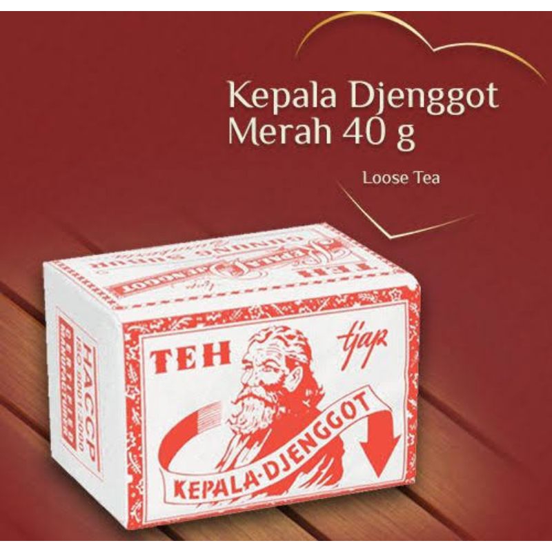 

1 Bal Teh Daun Wangi Tjap Kepala Djenggot Merah (Isi 10 @ 40gr)