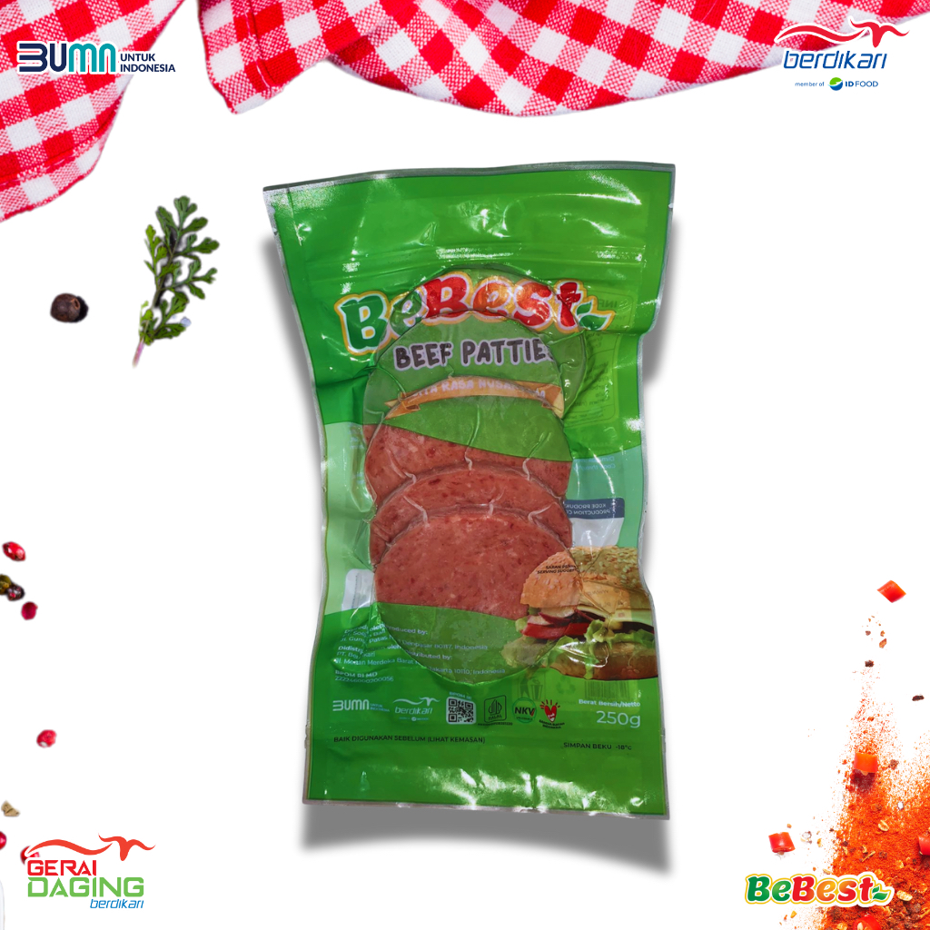 

Patties Burger Sapi BeBest