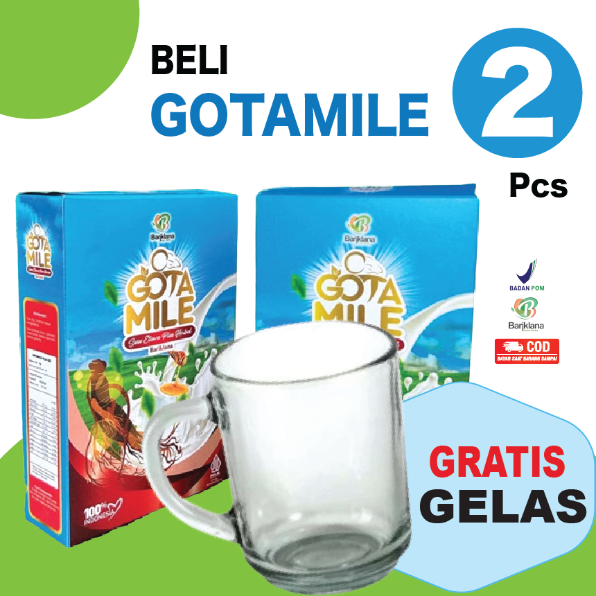 

[ PAKET 2 BOX ] [ GRATIS GELAS ] GOTAMILE Susu Etawa Plus Madu dan Ginseng | Susu Pria ROSO - ROSO | isi 200 gr