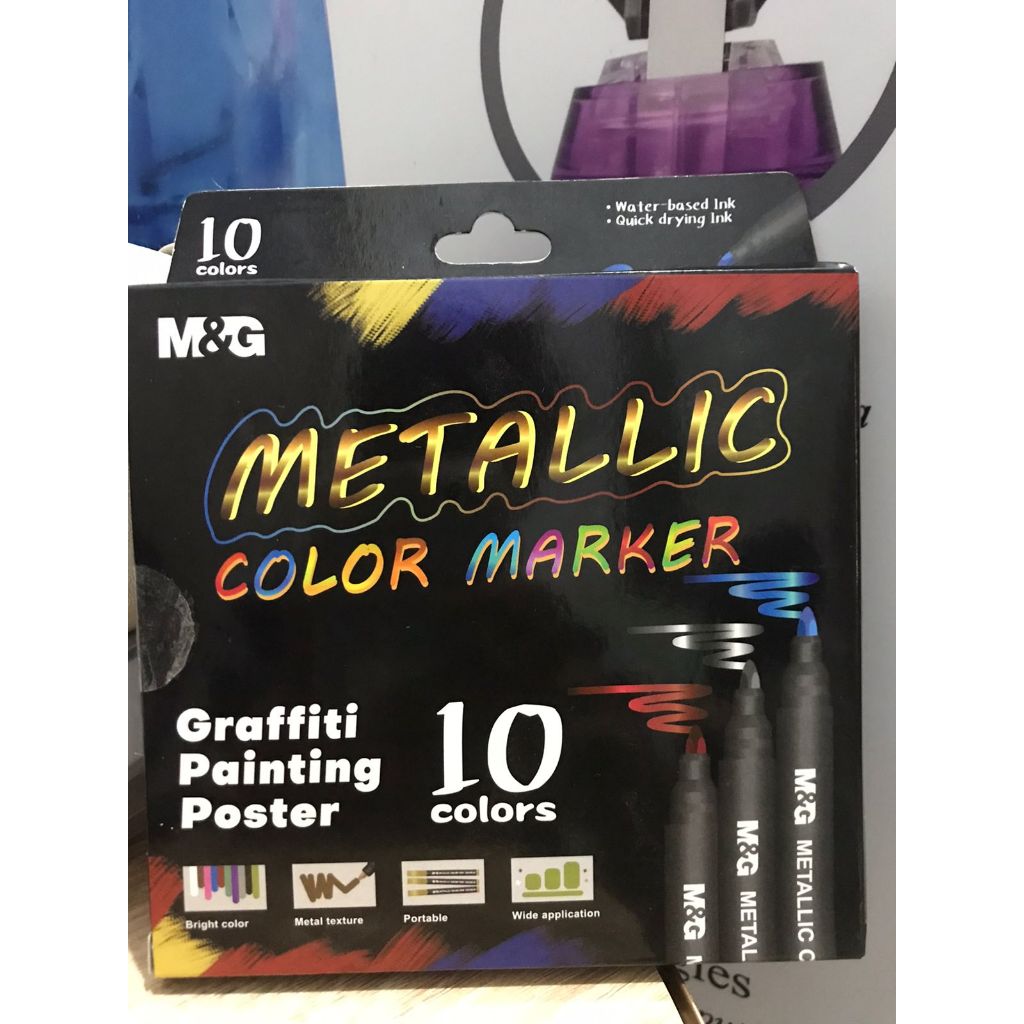 

M&G Mettalic Color Marker 10Colors APMU3001