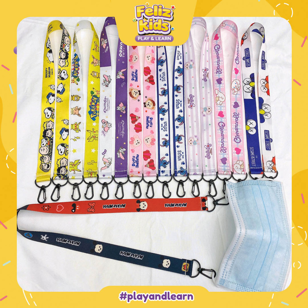 [FELIZKIDS] [BA79] Tali kalung masker dirantai dipakai anak sekolah dewasa lucu cakep viral trend