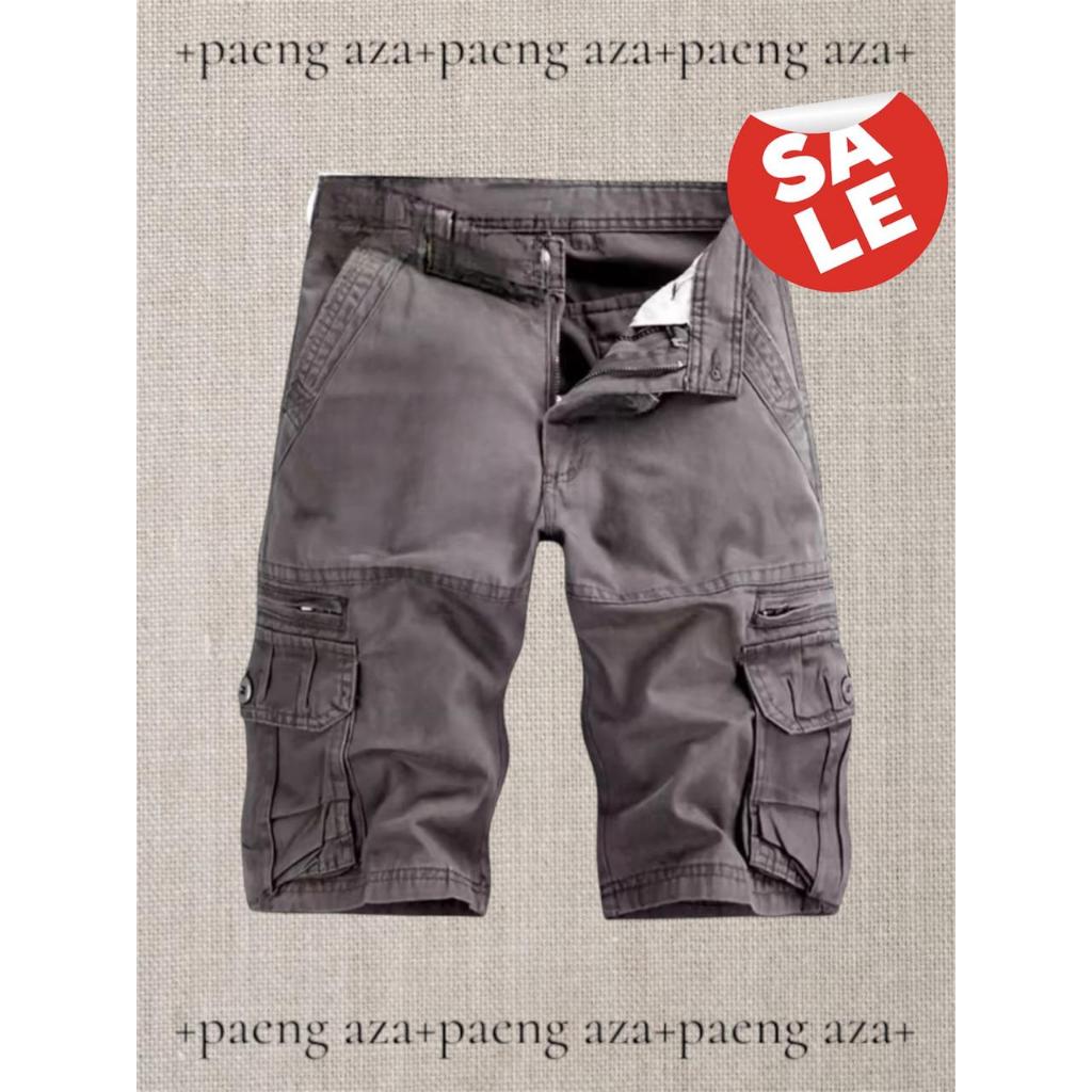 CELANA PENDEK PRIA/CELANA CARGO PENDEK PRIA PREMIUM - Celana pendek gunung - celana cargo denim pria