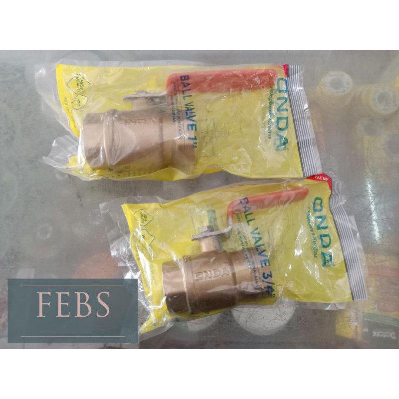 Ballvalve Kuningan / Stop Kran Kuningan ONDA