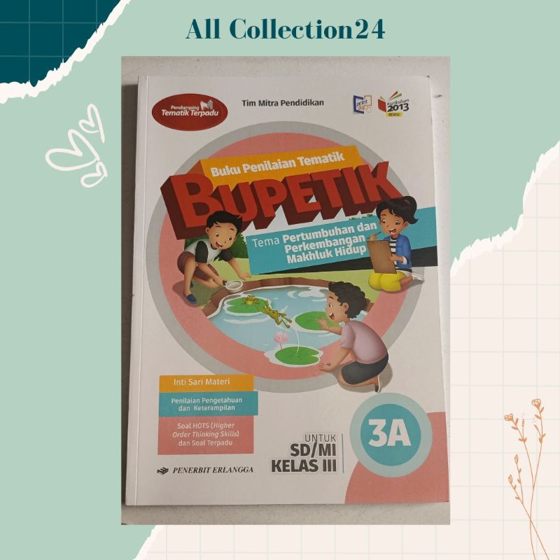 BUPETIK SD/MI Kelas 3 (Jilid 3A) K13 Penerbit Erlangga