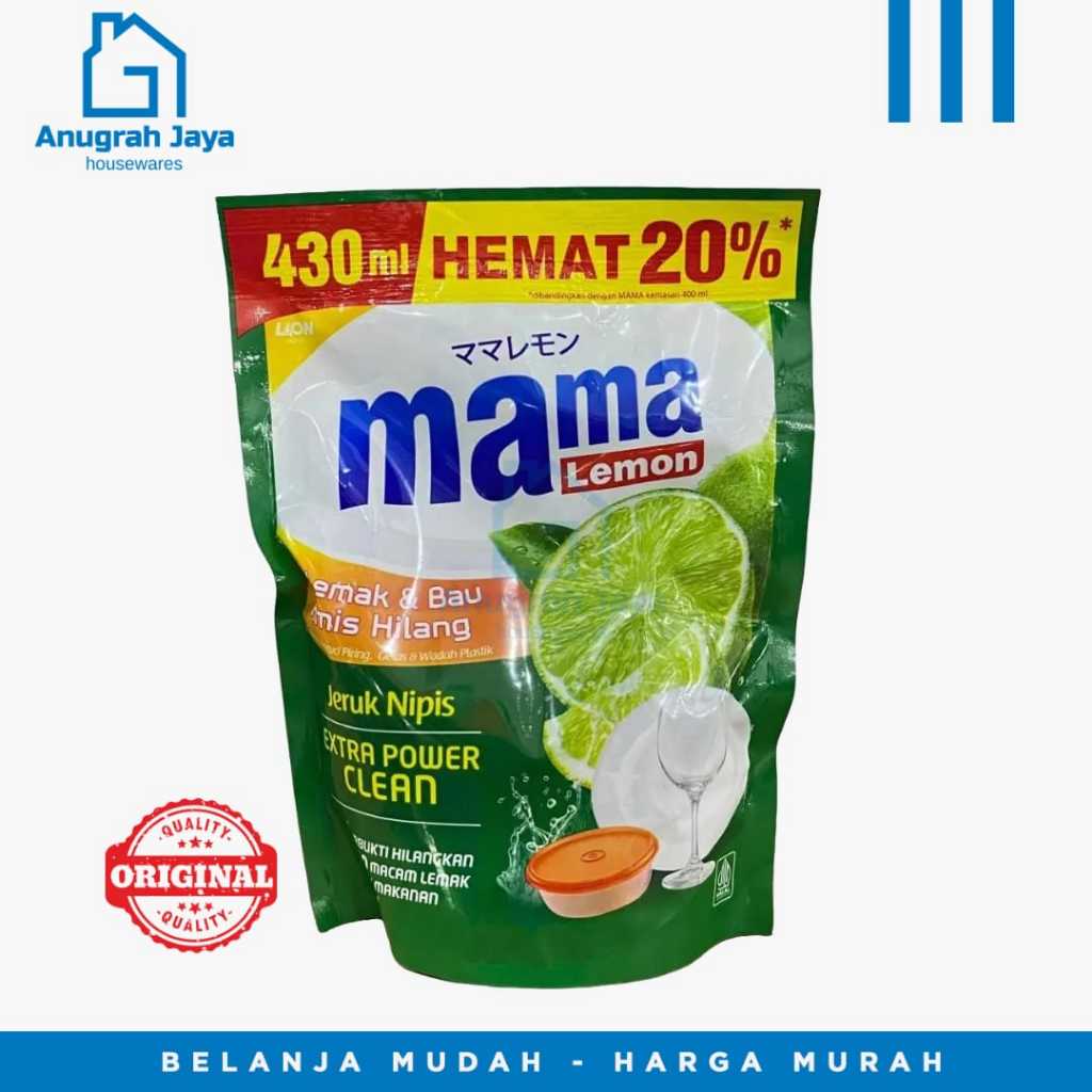MAMA LEMON JERUK NIPIS POUCH 450/430ML