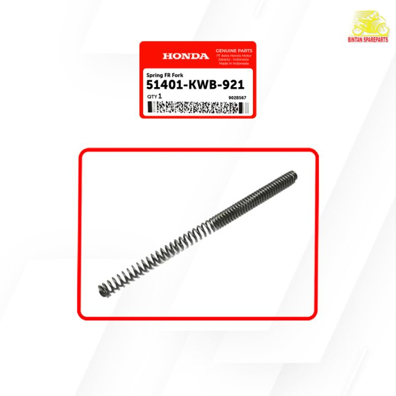 51401-KWB-921 Per Shock Depan Honda Blade / Revo Absolute AHM ORI