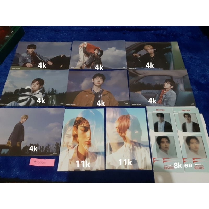 [READY] OFFICIAL POSTCARD ENHYPEN JUNGWON HEESEUNG JAY SUNGHOON JAKE SUNOO NI-KI ALBUM BORDER DAY ON