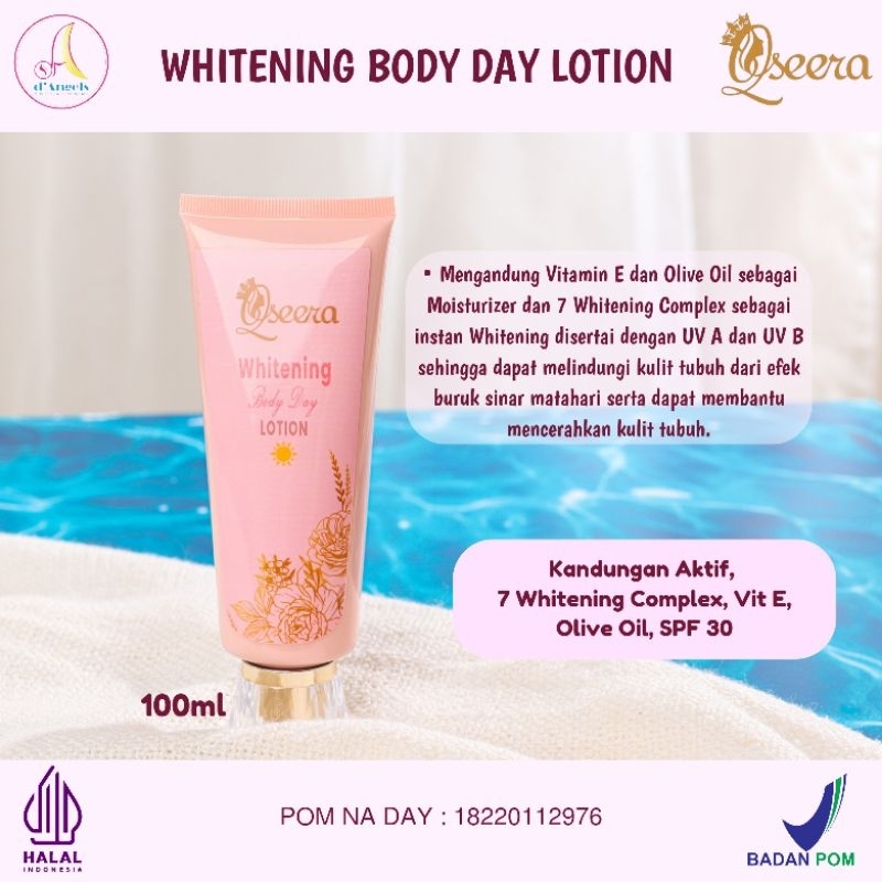 QSEERA BEAUTY WHITENING BODY DAY LOTION ( D’Angels Beauty Health Skin Care )