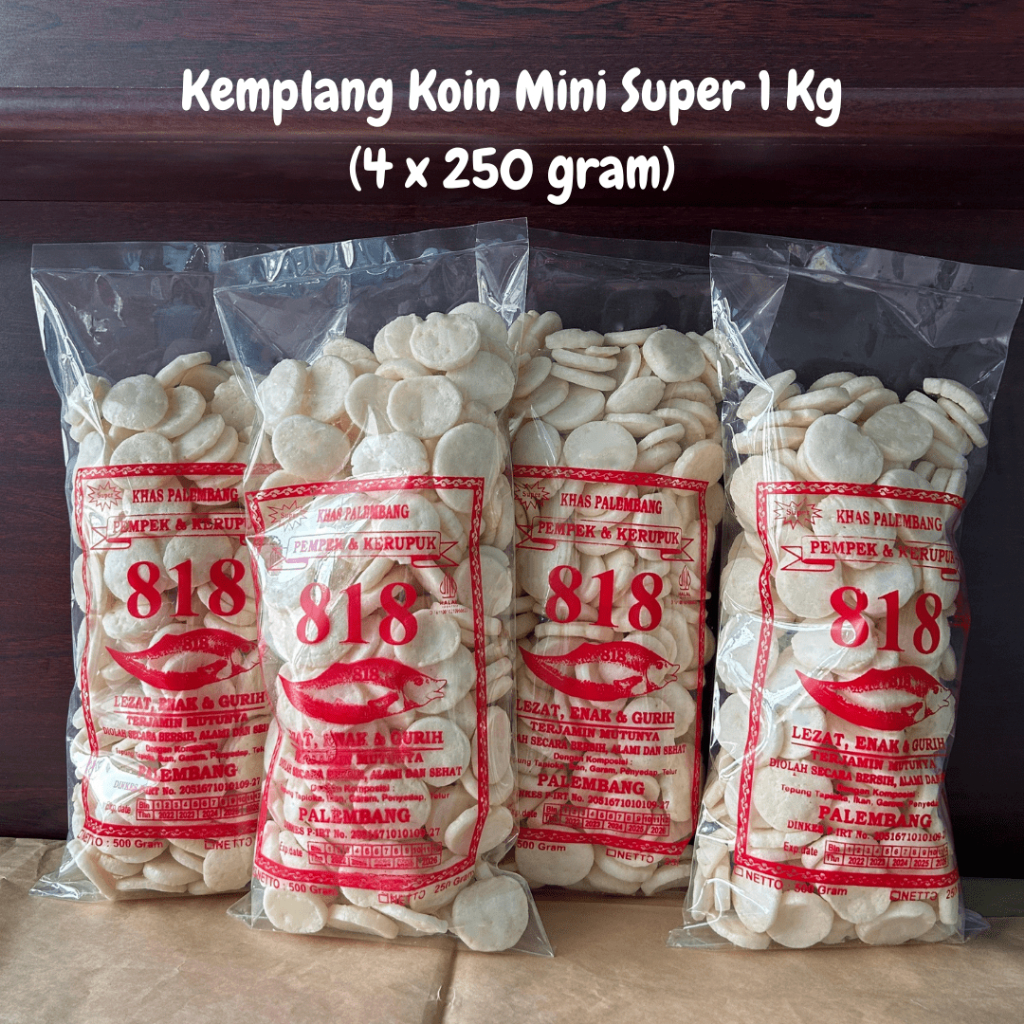 

PAKET KEMPLANG KOIN MINI SUPER 1 KG (4 X 250 GR)