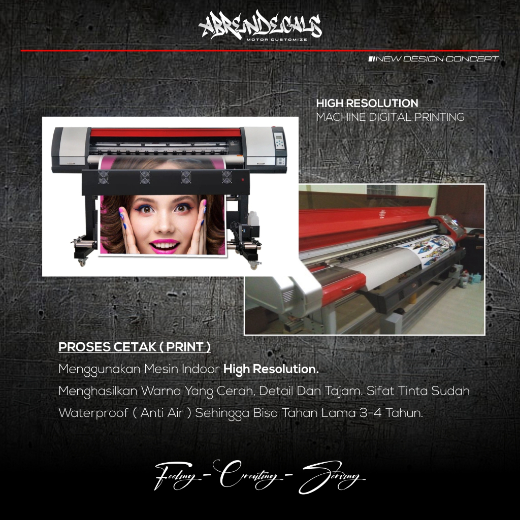 STIKER CUSTOM TANKI CBR 150R FACELIFT