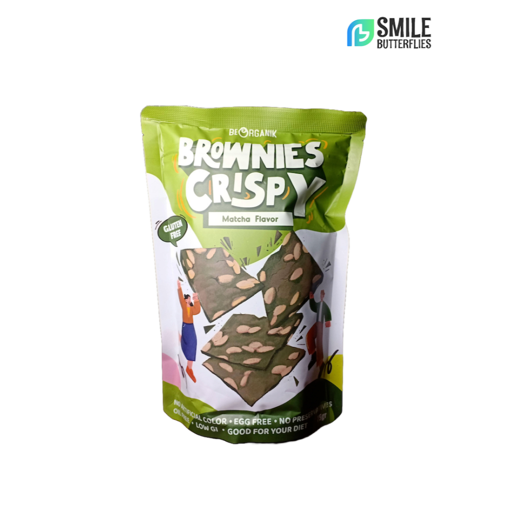 

Beorganik Brownies Crispy Organik (Vegan dan Gluten Free) Matcha