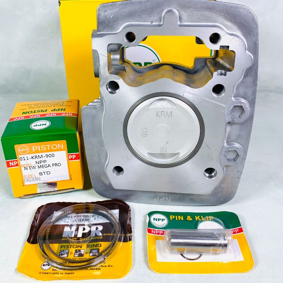 BLOK NEW MEGAPRO NPP BLOK MP MONO NPP CRF VERZA SET PISTON STD PNP RACING ATALLAH