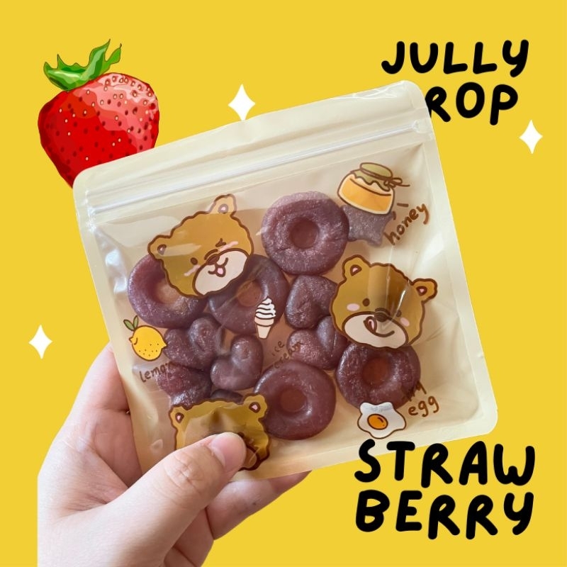 

Jullydrop Pure Fruit Gummy Jelly Strawberry Stroberi