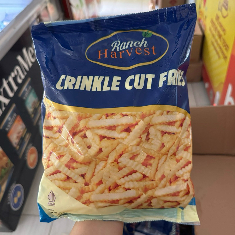 

Ranch harvest kentang goreng crinkle cut 1kg