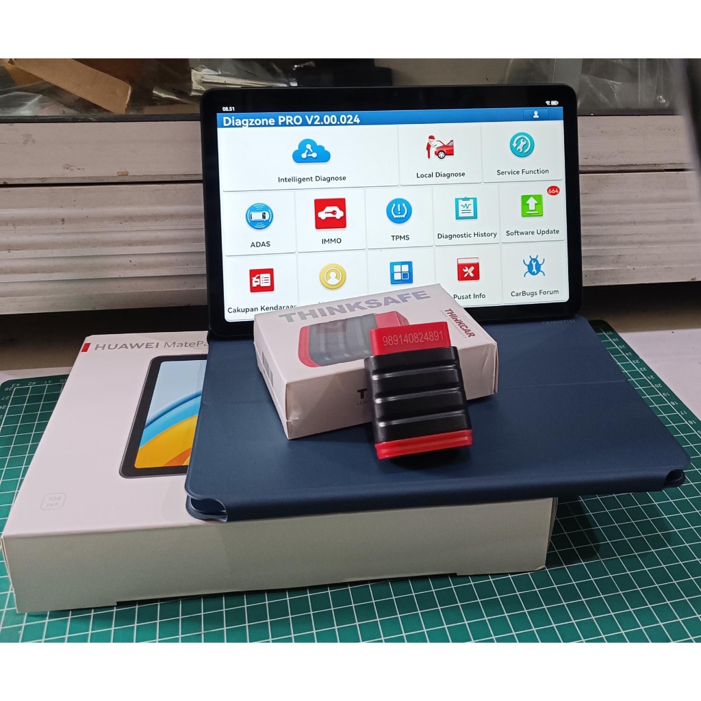 Original Scanner OBD2 Obd II Thinkdiag Mini  Software Diagzone Versi Full System