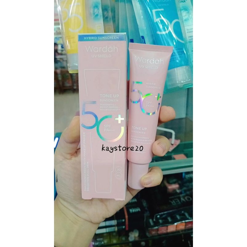 WARDAH UV SHIELD TONE UP SUNSCREEN SPF 50+ PA+++ - Sunscreen wajah