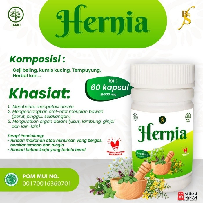 

Kapsul Hernia - Herbal Turun Berok Bfs Isi 60 kapsul