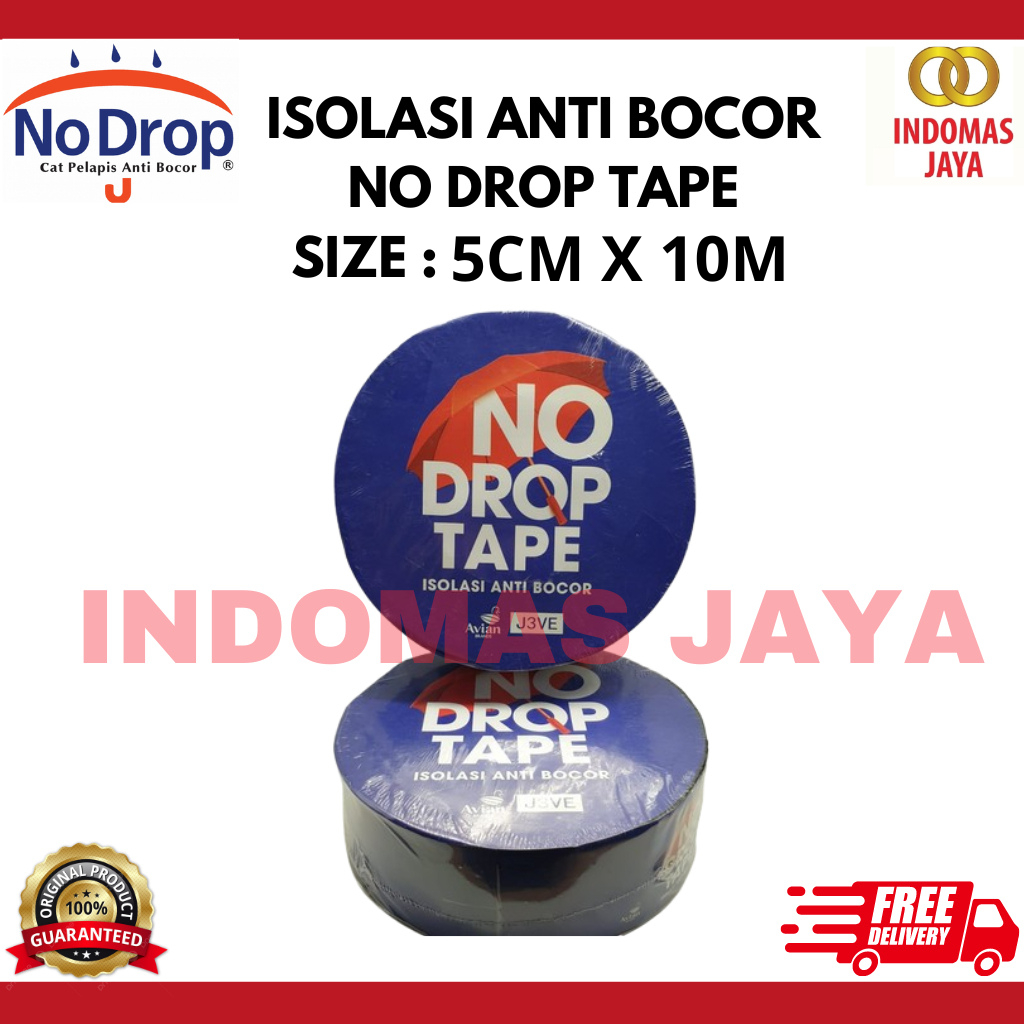 no drop tape isolasi anti bocor,nodrop tape ,flashband no drop 5cm,sealband no drop anti bocor,isola