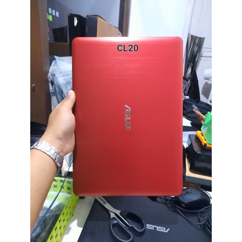 [ Merah ] Casing LCD belakang Asus X441 X411B X441U X441M X441N X441U seken original copotan