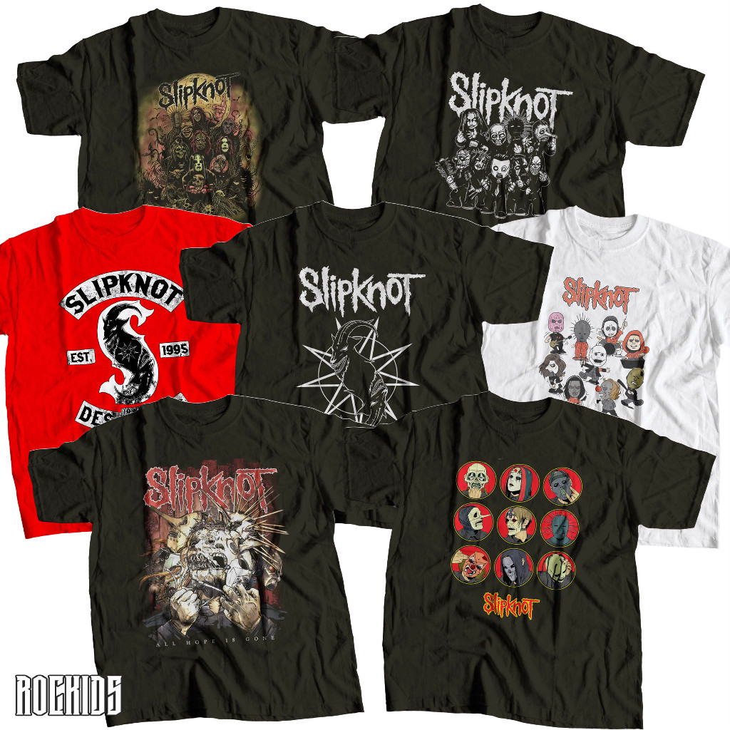 ROCKIDS - SLIPKNOT - TSHIRT - TEES - KIDSWEAR - KAOS BAND - KAOS BAND SLIPKNOT - KAOS SLIPKNOT - TSH