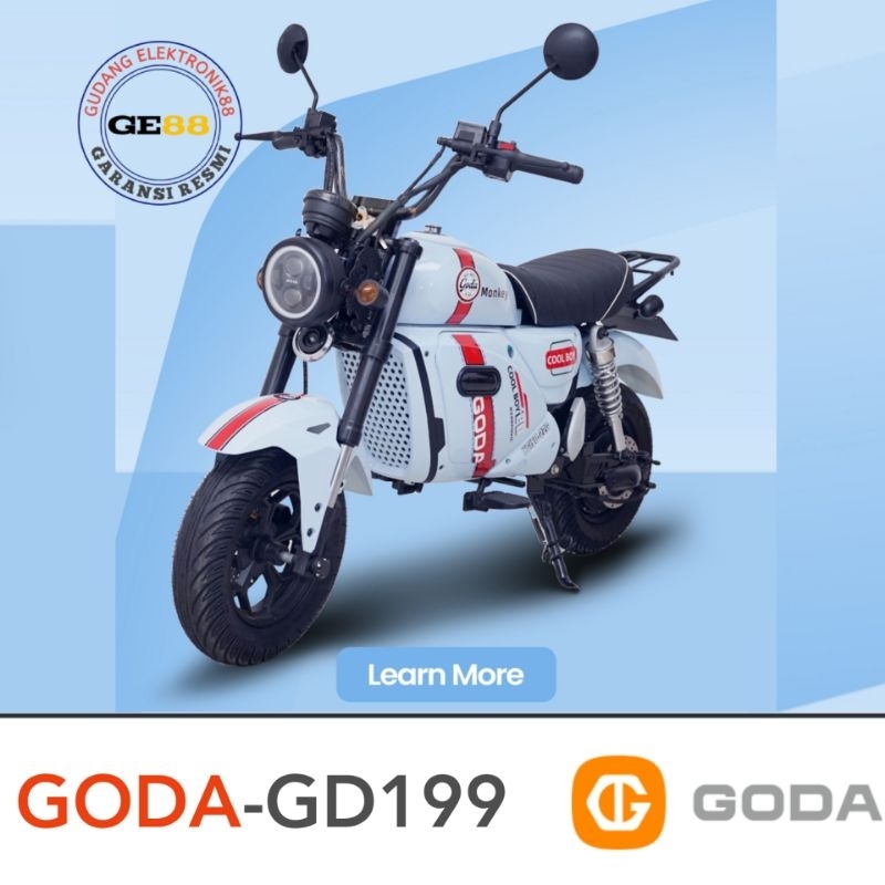 Sepeda Listrik Goda Mecha Kingkong GD-199MAX Dewasa Murah Promo Gratis Ongkir Khusus Toko Sepeda Lis