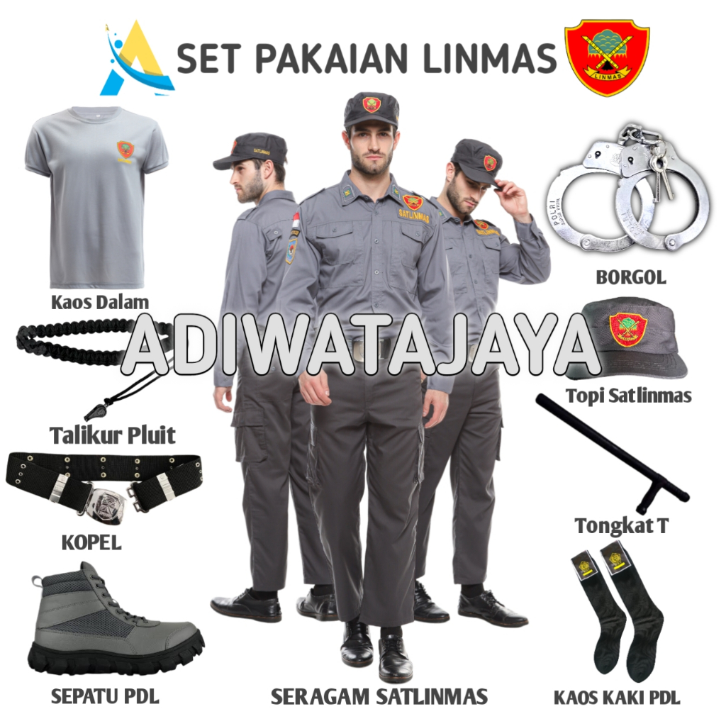 Paket Lengkap Seragam Linmas Terbaru Grosir Stelan Linmas Baju Linmas