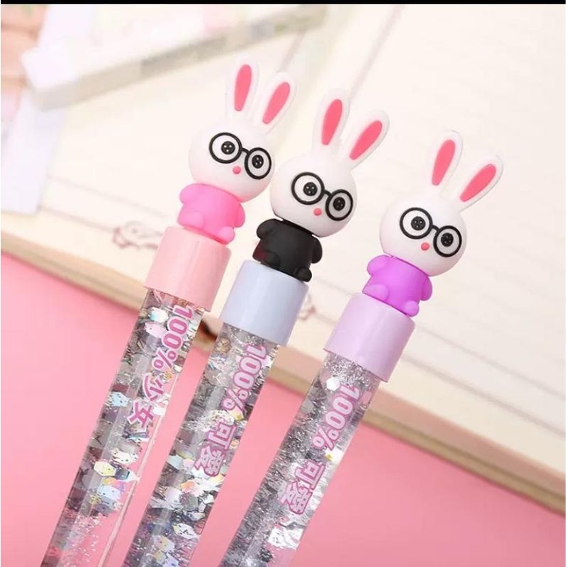 

PEN06001 - Pulpen Cantik Model Rabbit Kacamata