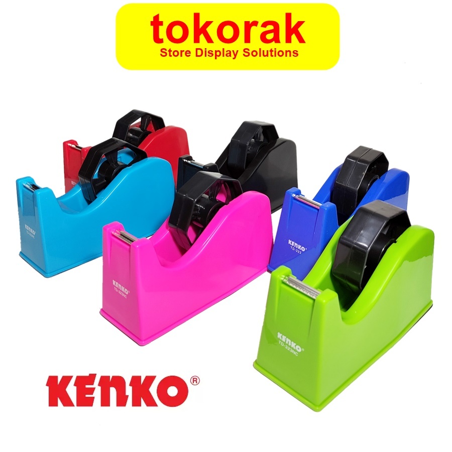 DISPENSER TAPE TD-323 KENKO - PEMOTONG ISOLASI BESAR - TAPE CUTTER