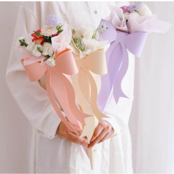 

Flower Box Kotak Hiasan Bunga Ribbon Pita Single Premium Bouquet Gift