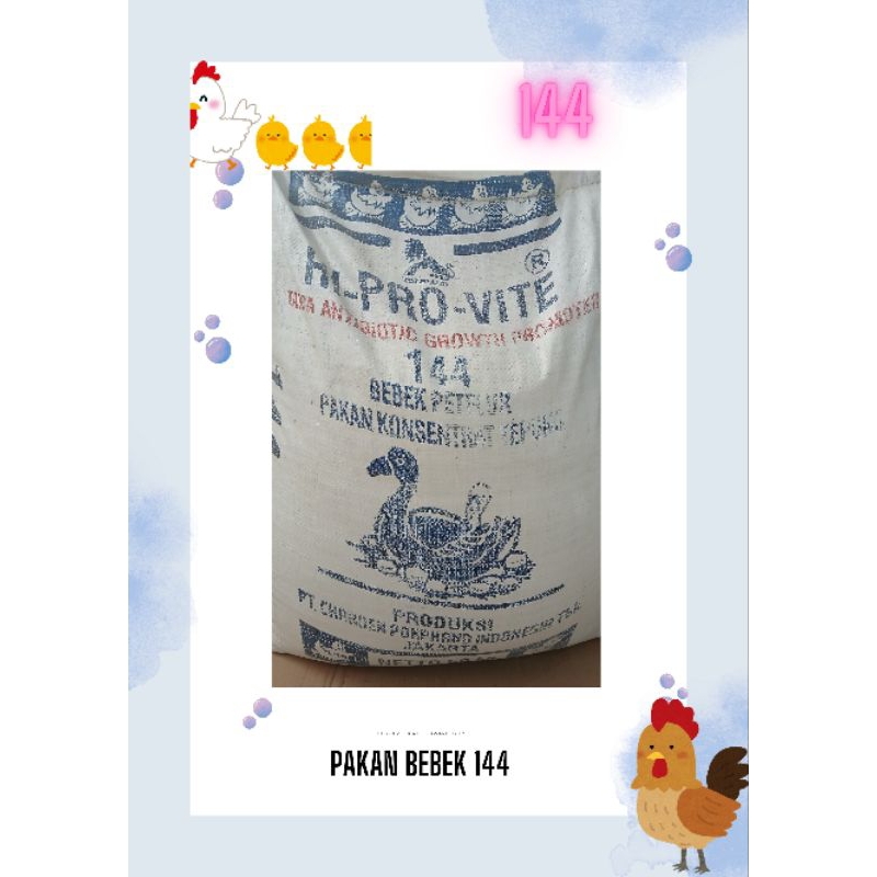 Pakan kosentrat bebek 144 Hi-Pro