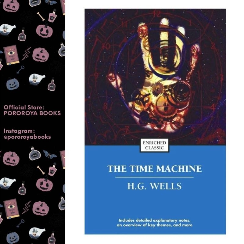PO Enriched Classic Novel THE TIME MACHINE HG Wells English Mass Market Paperback BUKU ORIGINAL