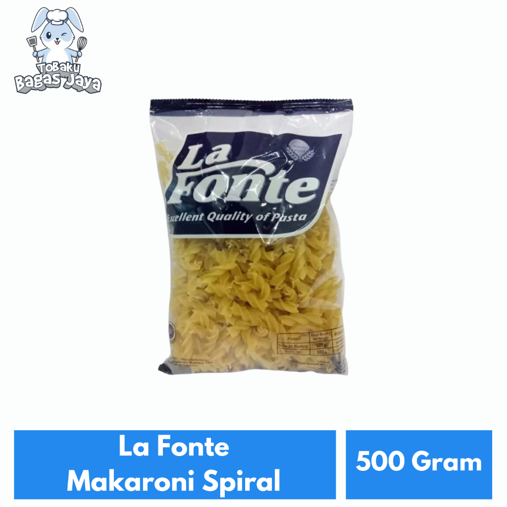 

La Fonte Pasta Fusilli Makaroni Spiral 500 Gram