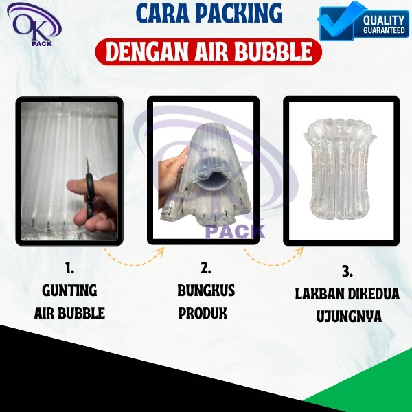 

InJO AIR BUBBLE 40cm X 50m Cushion Wrap Fo-Air / Bubble Wrap Angin Tebal Roll / Poly Air Bubble