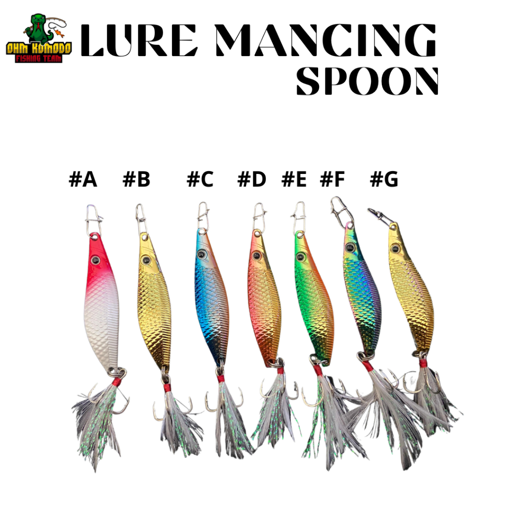 Umpan pancing Spoon Fishing Lure mancing casting laut ultralight UL import kualitas premium 10 gr