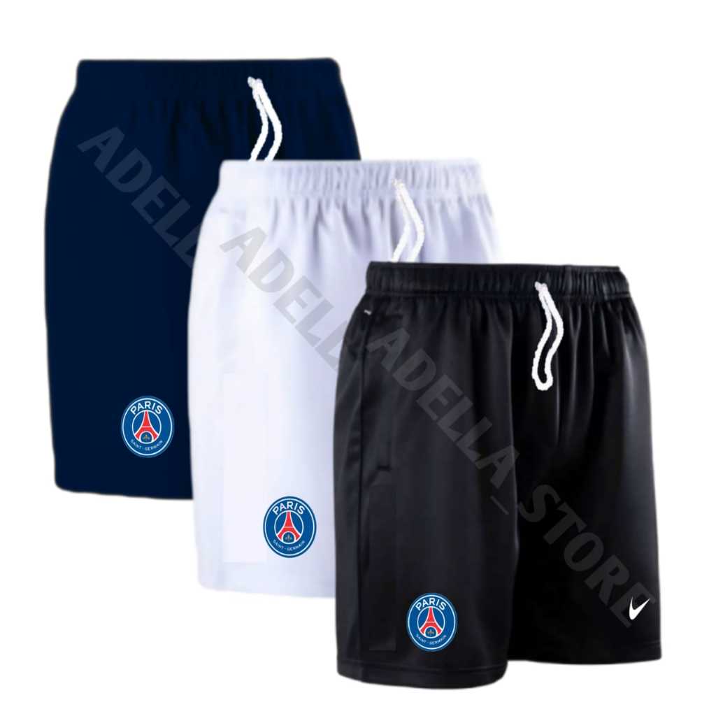 PAKET HEMAT CELANA PENDEK OLAHRAGA CELANA BOLA PSG CELANA KOLOR PRIA HARIAN BAWAHAN JERSEY FUTSAL