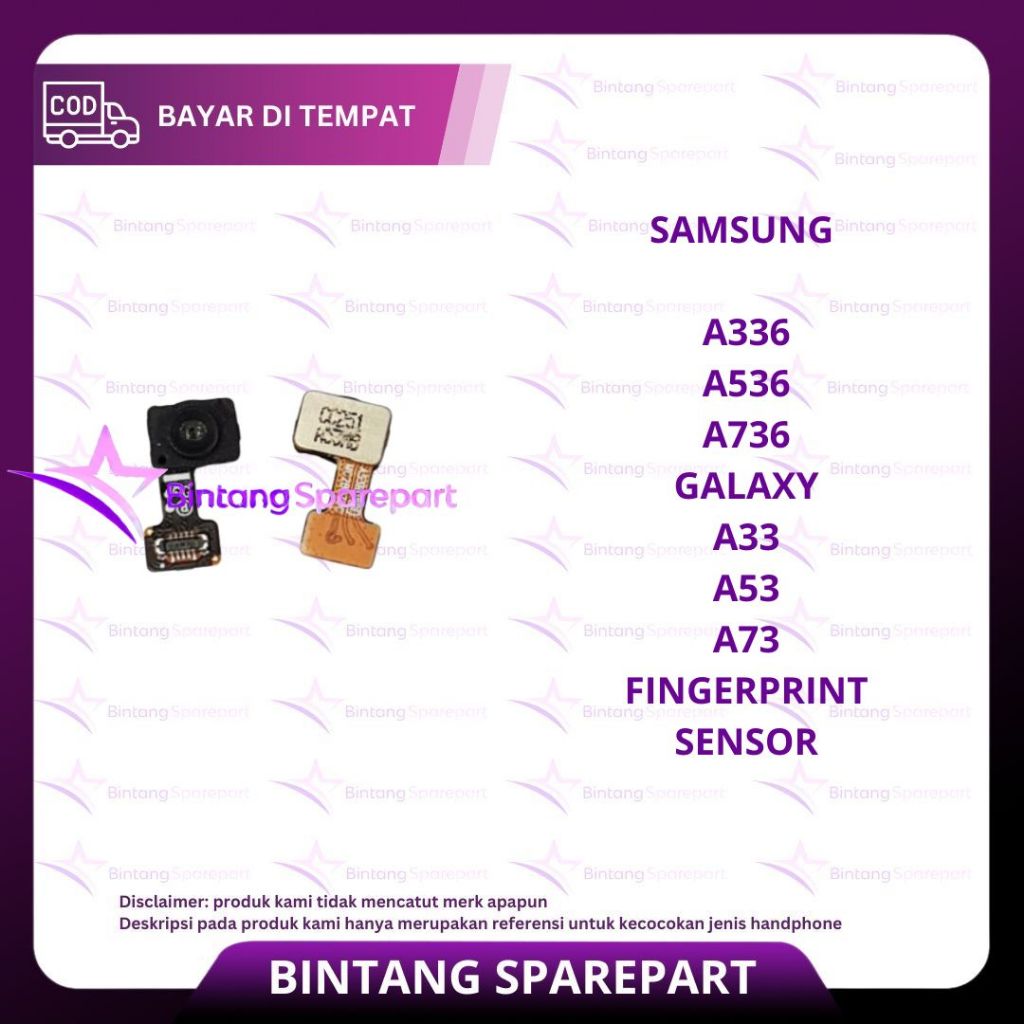 FLEXIBEL SAMSUNG A336 / A536 / A736 + FINGERPRINT+SENSOR ORI ( GALAXY A33 / A53 / A73 )