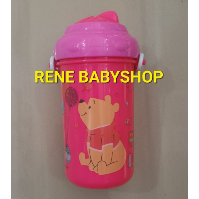 KIDDY BOTOL MINUM SEDOTAN ANAK TK BPA FREE / BOTOL MINUM SEDOTAN TALI PANJANG