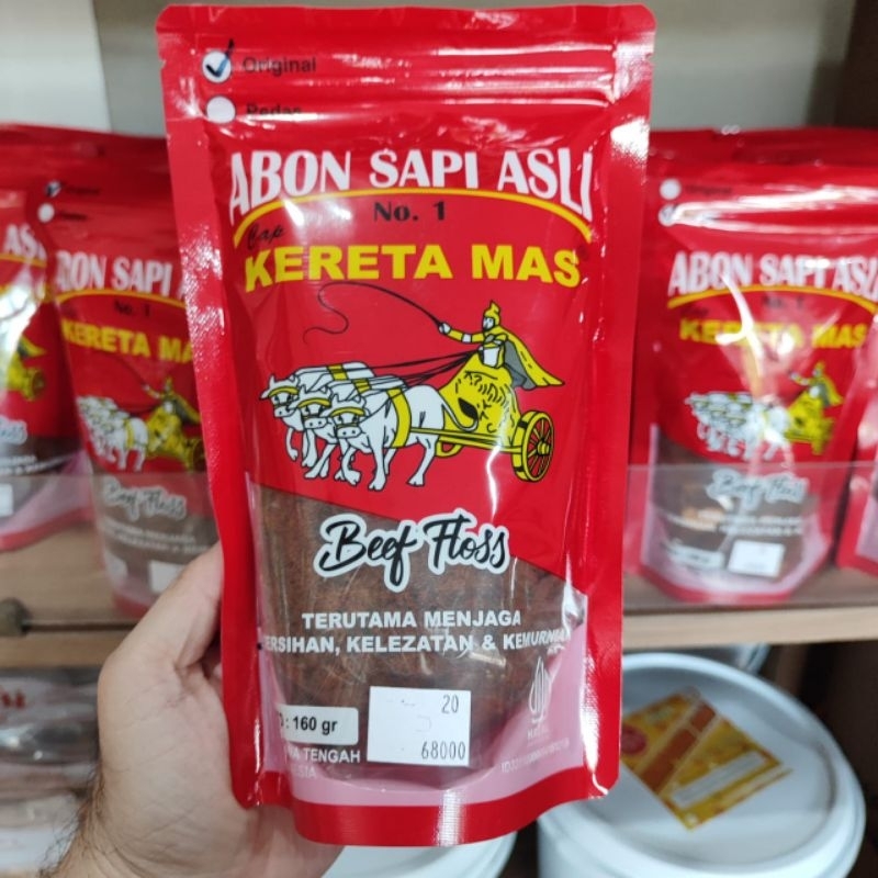 

Abon Sapi Original KERETA MAS Solo 160 gr