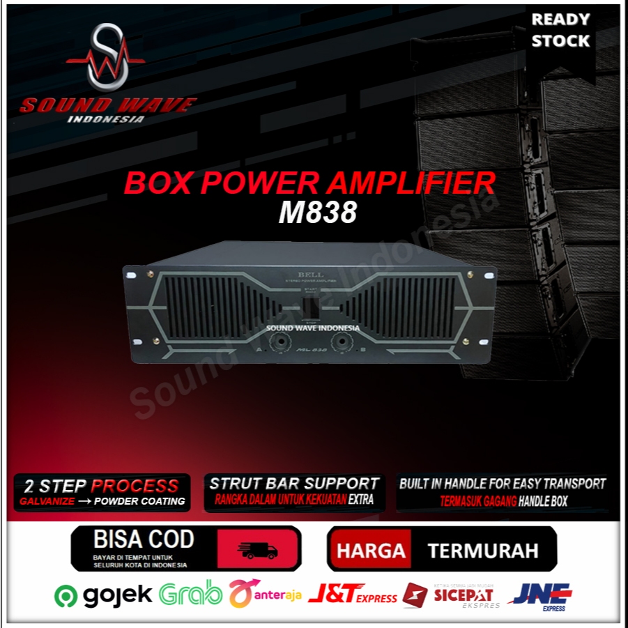 BOX POWER AMPLIFIER BELL M838