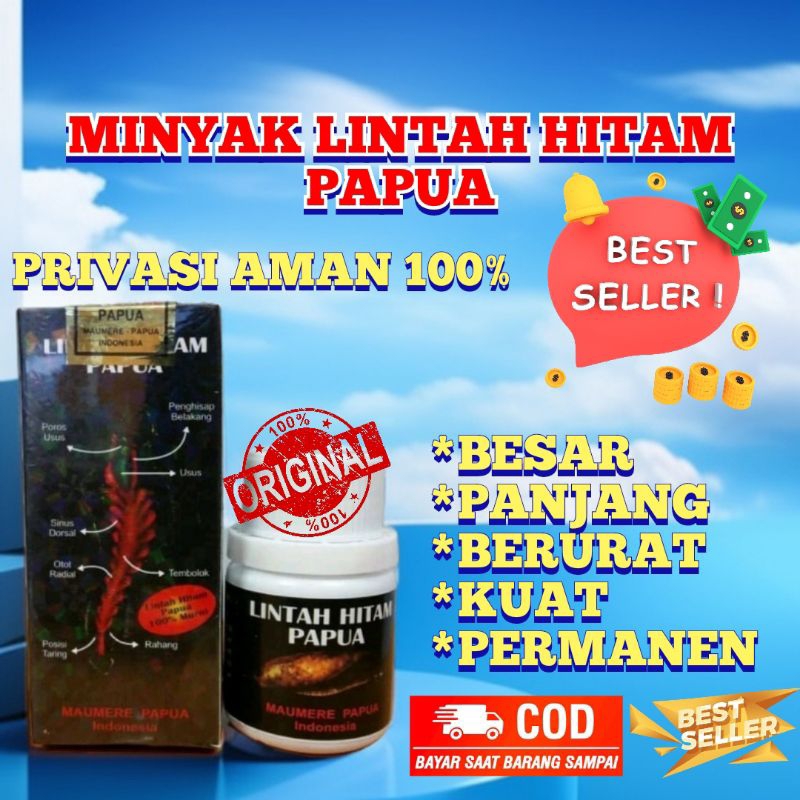 Minyak Lintah Papua Asli Original Pembesar Pennis