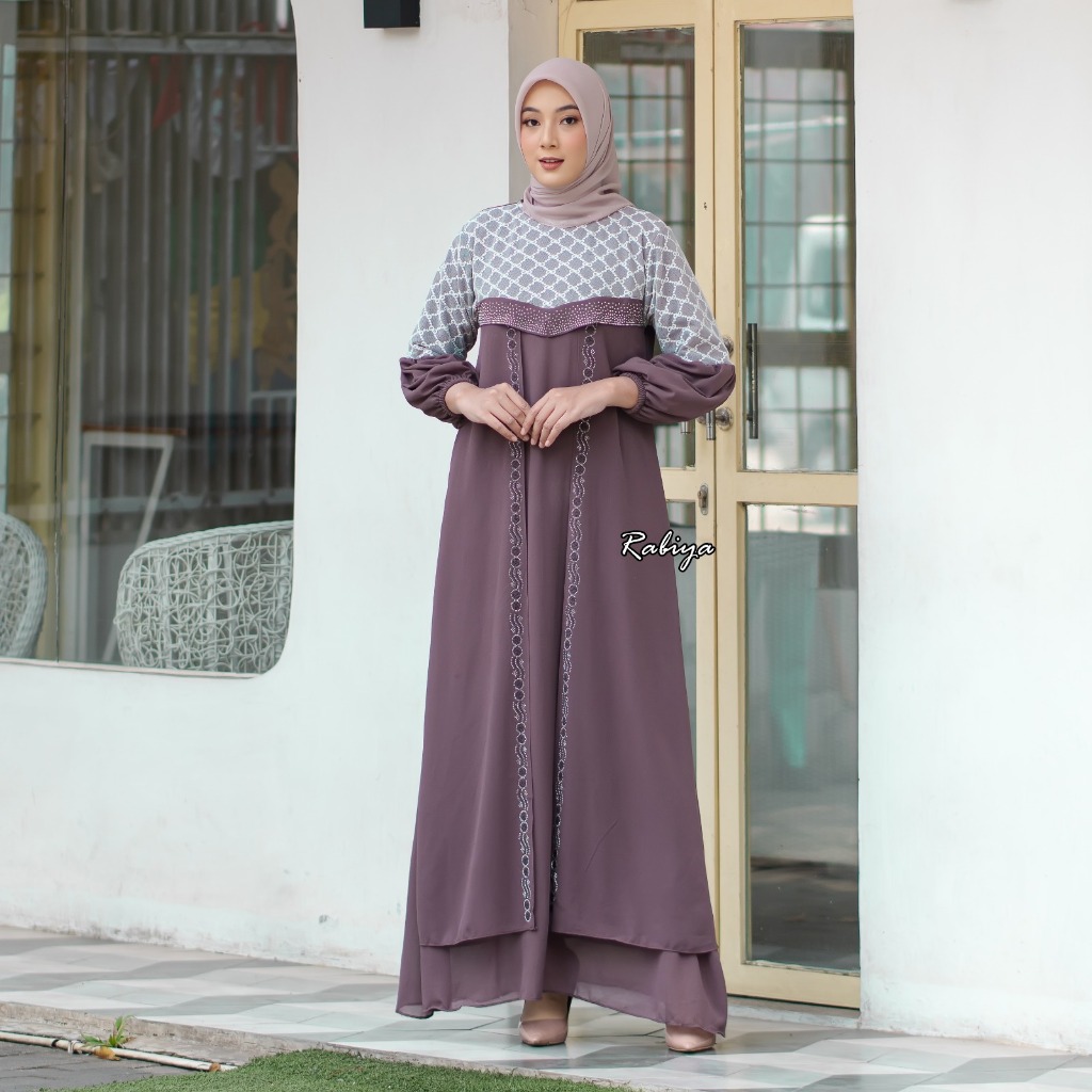 gamis jumbo dress model terbaru ld 100 110 120 130 140